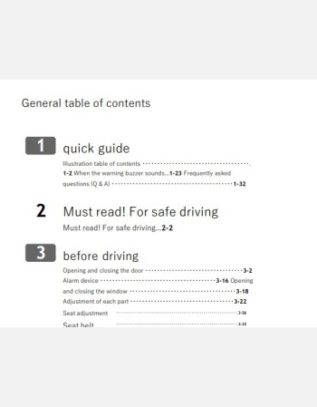 suzuki escudo 2022-2023 owners manual in english